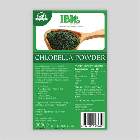 Chlorella Powder Ibks Kitchen