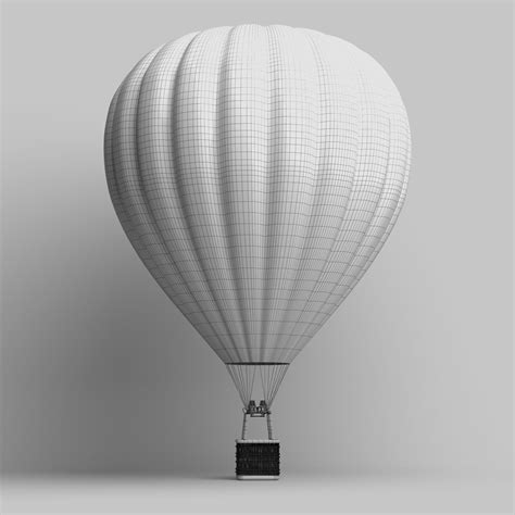 Hot Air Balloon D Model D Model Rigged Cgtrader