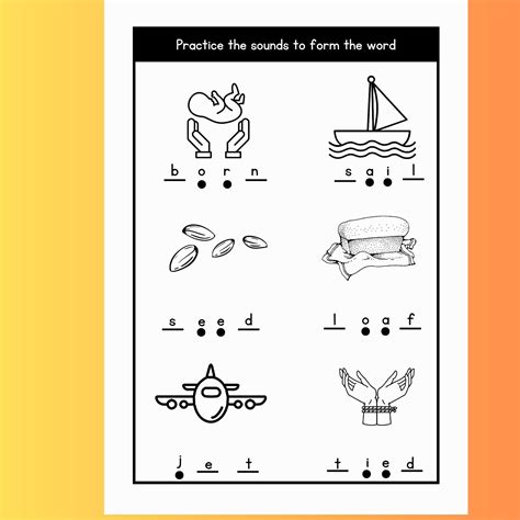 Jolly Phonics Group 4 Printable Worksheets Phonics Activities For The Letter Sounds Ai J Oa