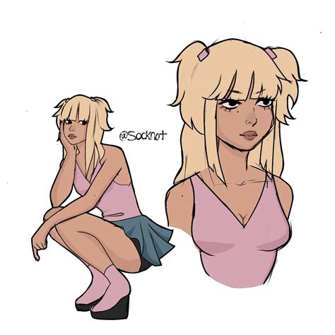 Girl With Blonde Hair By Socknot On Deviantart