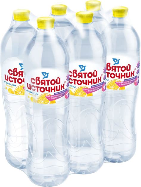 Святой Источник 1.5 Литра Лимон – купить питьевая вода на OZON по ...