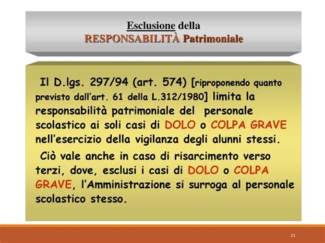 Le responsabilità del personale docente nei confronti degli alunni