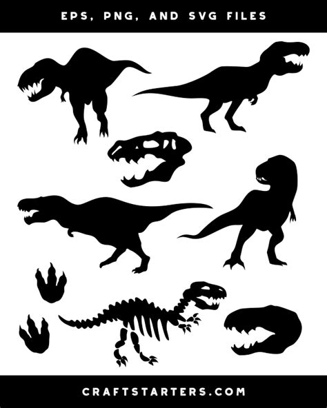 Tyrannosaurus Rex Silhouette Clip Art