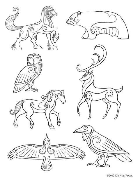 Pictish Animals Celtic Art Drawings Viking Art