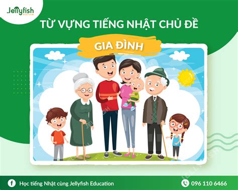 Từ Vựng Và Mẫu Câu Chủ đề Gia đình Trong Tiếng Nhật