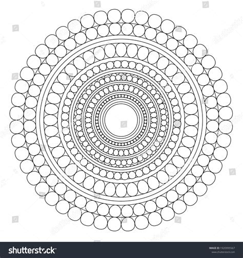 easy mandala art 10