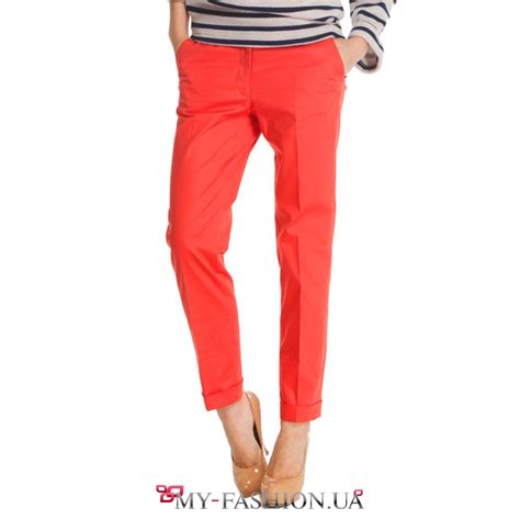 Брюки узкие красные Musthave купить в Киеве, must-0096