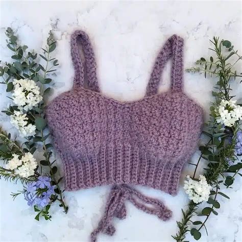 Easy Crochet Bralette And Bikini Top Patterns Zamiguz Crochet