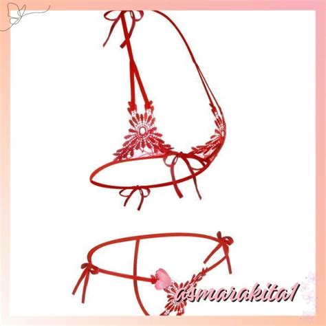 Jual LINGERIE SEXY HOT BIKINI HOLLOW OPEN CROTCH TRANSPARAN BRA SET B BY ASMARA KITA LUAR BIASA