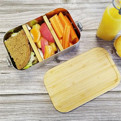 Bedruckte Edelstahl-Brotdose für Kindergarten oder Schule