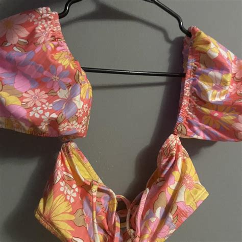 Small Floral Top Bikini Depop