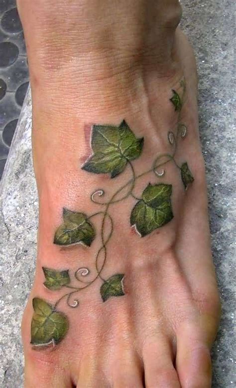 Poison Ivy Vine Tattoo Designs