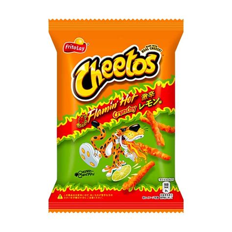 Confezione Di Patatine Flamin Hot Mad Hot Crunch Lemon Da G Cheetos Snack Recipes Snacks