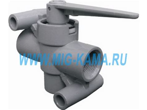 Кран прицепа двухпроводный (6 отв.) (с выходом под глушитель) / ZTD 11 ...