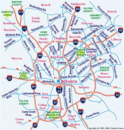 Atlanta County Map With Cities Summer Slaughter 2024