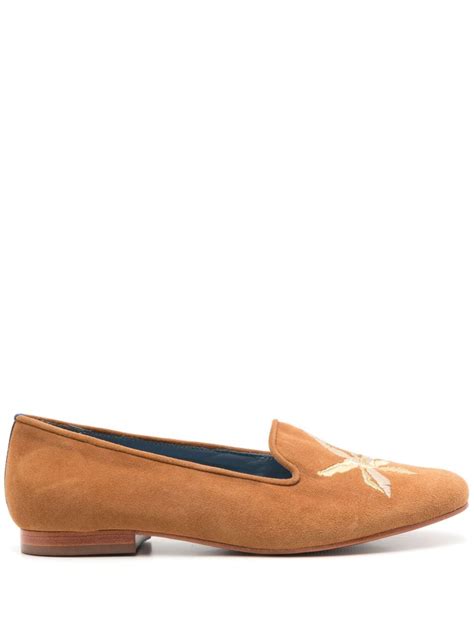 Blue Bird Shoes Bananeira Suede Loafers Brown Farfetch