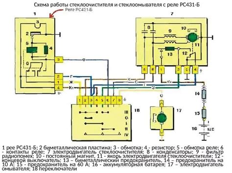 Распиновка реле дворников ВАЗ, Газель, УАЗ, Камаз