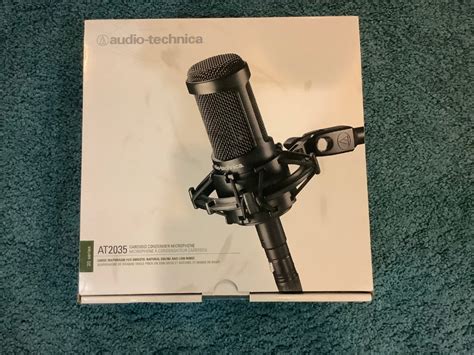 Audio-Technica AT2035 XLR Condenser Microphone with Cable, Audio ...