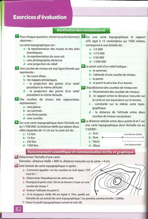 La Sortie Géologique Exercices Manuel 2 Alloschool