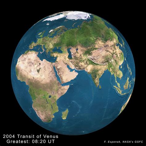 NASA predictions show how the current transits will shift soon 7