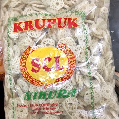 Jual Kerupuk Mawar Putih Scl 5kg Krupuk Scl Nikura 1 Bal Kerupuk