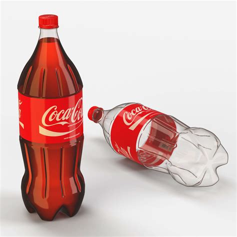 Bottle Of Coca Cola High Detail 3d Model Render Behance