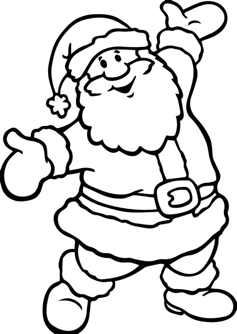 Santa Claus Printable Coloring Pages