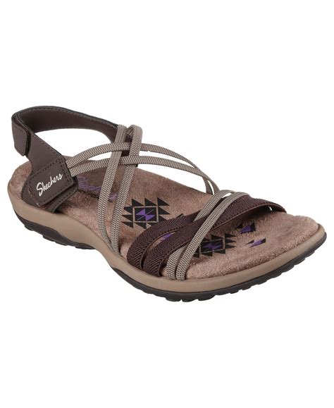 Skechers Womens Reggae Slim It Takes Two Sandals From Finish Line In