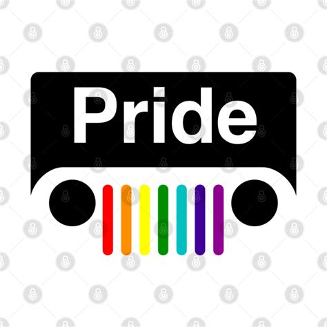Gay Pride Jeep Logo T Shirt Gay Pride T Shirt Teepublic