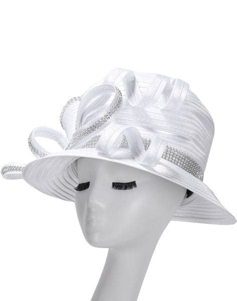 Giovanna Church Hat Hr22103 White Church Suits For Less