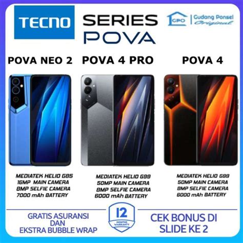 Jual Tecno Pova Pro Pova Pova Neo Spark Go Garansi