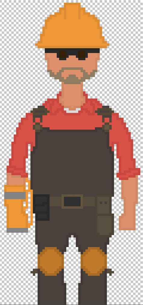 Made A Decent Tf2 Engineer Pixel Art Thoughts Rtf2