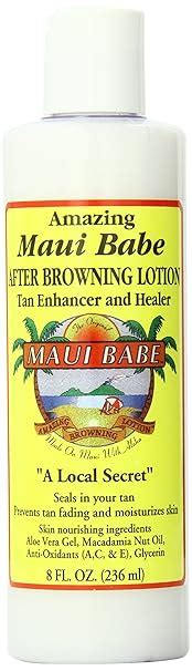Amazon Maui Babe After Browning Tanning Lotion Ounces Beauty Personal Care