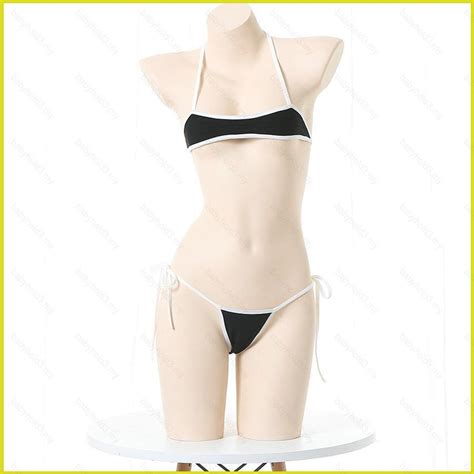 BH Women Sexy Lingerie Three Point Suit Swimsuit Uniform Temptation Sweet Bikini Pajamas Set