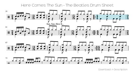 Beatles Drum Sheet Music