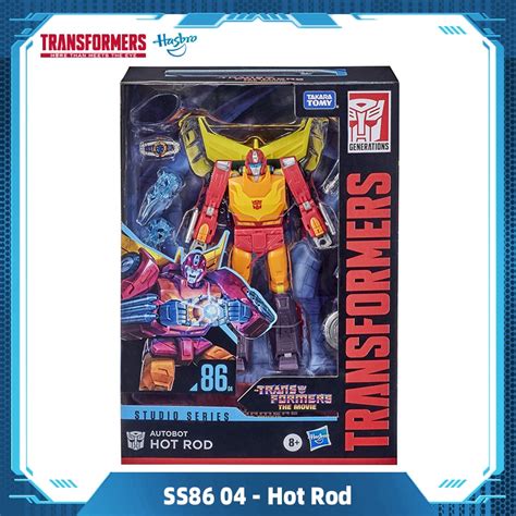 Hasbro Transformers Studio Series 86 Voyager The Movie Autobot Hot Rod Toys Gift F0712 Shopee