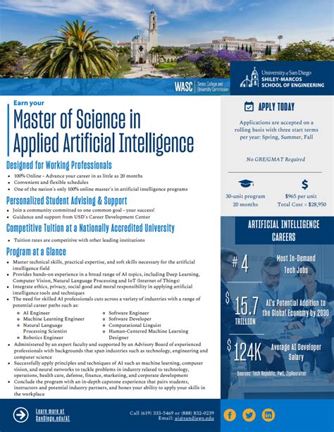 Artificial Intelligence Masters Degree Request Program Brochure