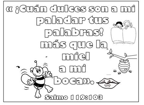 Los Ni Os Y La Biblia Cu N Dulce Son A Mi Paladar Tus Palabras M S