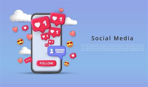 Sígueme Plantilla De Redes Sociales Con Emoji De Redes Sociales Y