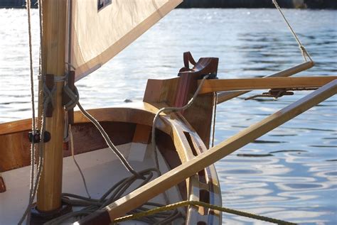 Mizzen And Rudder Of Caledonia Yawl Wooden Boats Wooden Sailboat