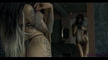 SANKTOR INKED SLAVEGIRL TEASING AND DANCING NAKED XNXX