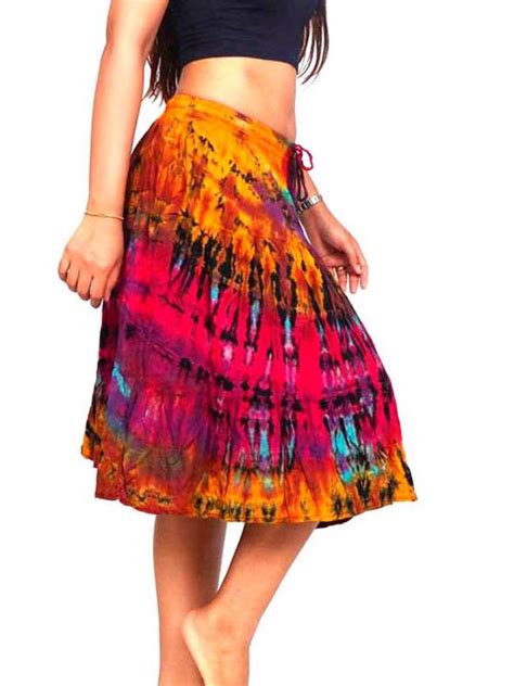 Falda Hippie Tie Dye Larga Faju Zas