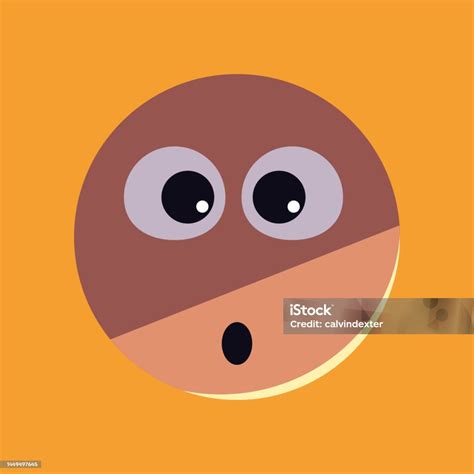 emoticon kaget ilustrasi stok  gambar  bagian