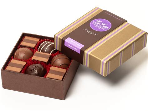 9 pc. Gourmet Chocolate Truffle Gift Box| Li-Lac Chocolates