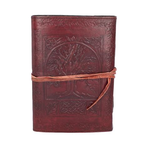 Tree Of Life Leather Embossed Journal 18 X 25cm