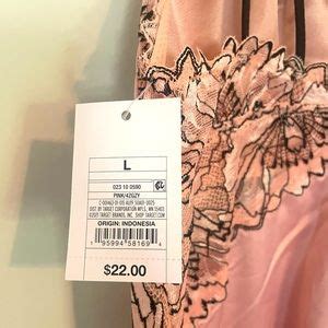 Auden Intimates Sleepwear Sexy Silk Satin Lingerie Nightgown Set Nwt Poshmark