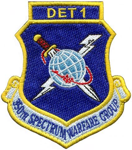 Th Spectrum Warfare Group Detachment Flightline Insignia