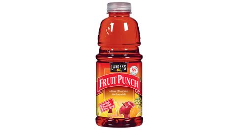 Langers Fruit Punch Juice Bottle 16 Oz Delivery Near Me Doordash