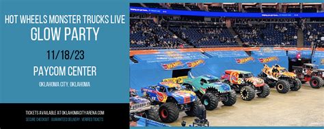 Hot Wheels Monster Trucks Live Glow Party Tickets Th November Paycom Center