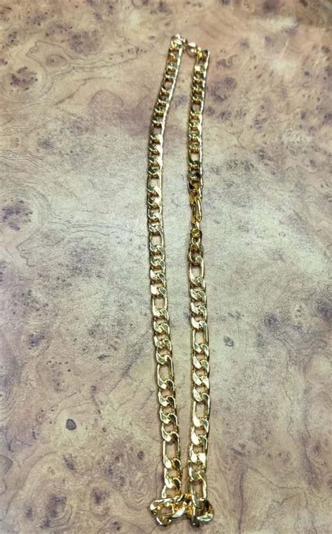 Golden Hook 13 Inches Men Gold Plated Brass Neck Chain At Rs 25 Piece